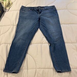 Mossimo Supply Co. Dark Blue Straight Leg Jeans